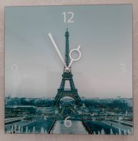 Uhr Wanduhr Glas Bildmotiv Paris-Eifelturm 30x30 cm Thüringen - Sonneberg Vorschau