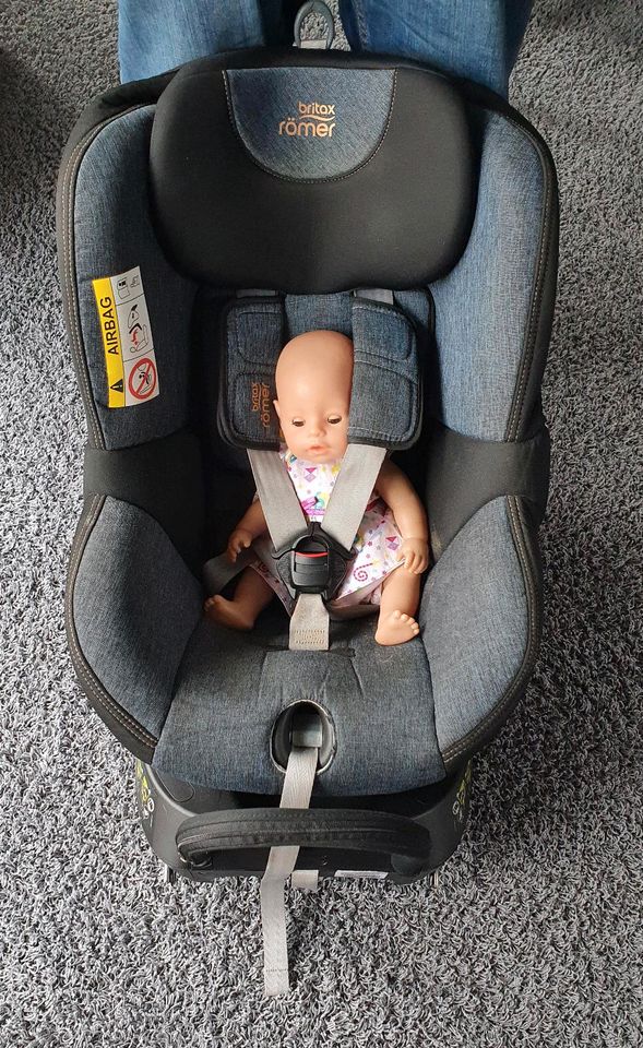 360° drehbar - Britax Römer Dualfix 2R, Marble Blue in Löhne