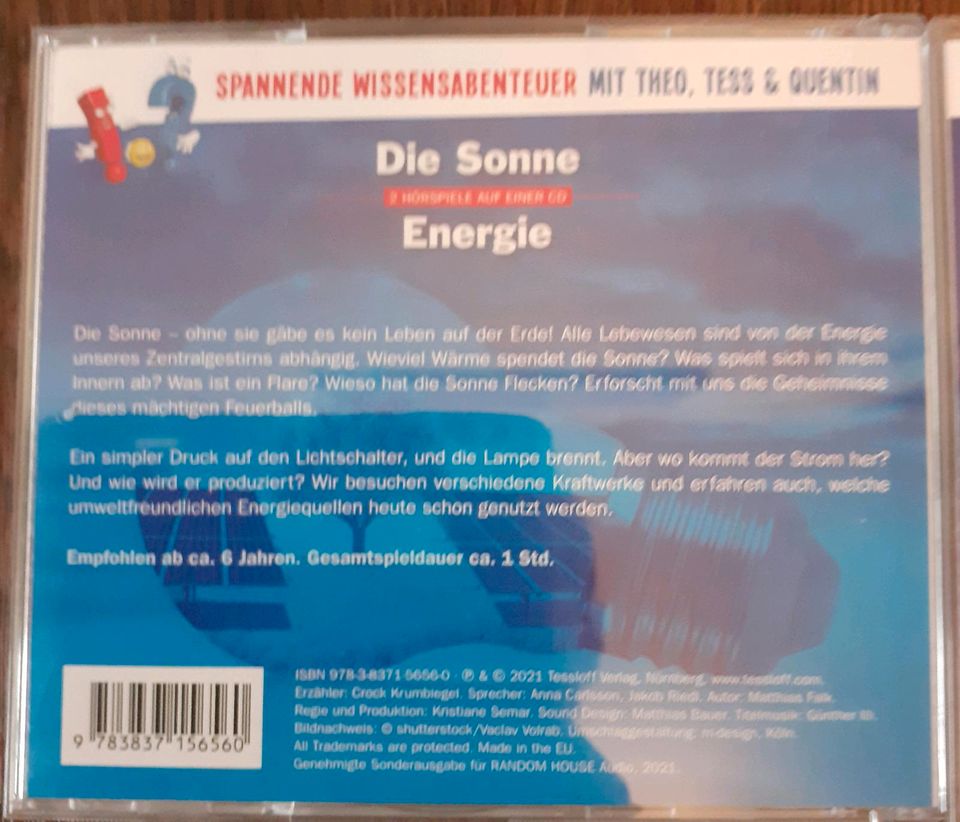 CDs Spannende Wissensabenteuer mit Theo, Tess und Quentin in Willich