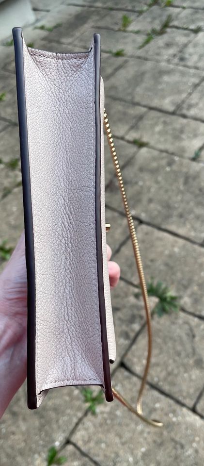 Louis Vuitton MYLOCKME Chain Pochette Greige Beige in Calfskin