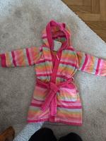 Bademantel 92/98 Palomino rosa bunt gestreift Sachsen - Leutersdorf Vorschau