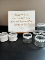 Hochzeitsdekoration 27 Teelichter Steinen Kirchenschild Boho Niedersachsen - Rhauderfehn Vorschau