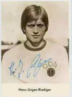 Suche Karten Fußball DDR Hans-Jürgen Riediger Eberhard Vogel 1976 Sachsen - Freital Vorschau