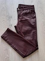 Massimo Dutti exkl. Slim Jeans Lederoptik Stretch 40 42 W31 L30 Bayern - Weidenbach Vorschau