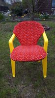 Gartenstuhl Stuhl Kinder mit Polster gelb rot top Zustand Dresden - Pieschen Vorschau