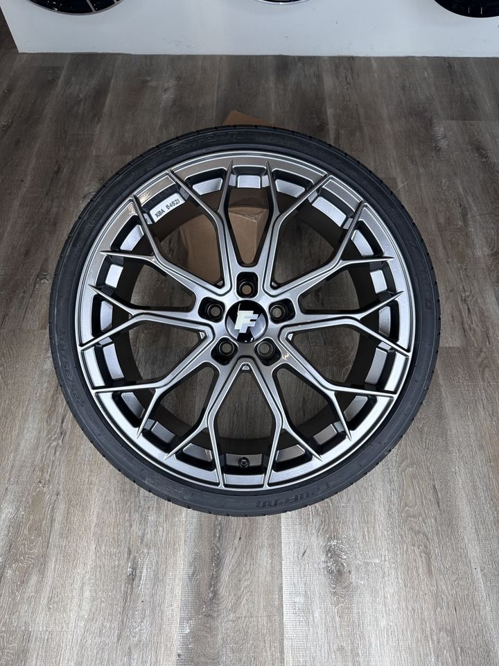 FF Wheels FF01 19 Zoll Sommerräder für Mercedes A B C CLA CLK SLK SLC Klasse W176 W246 W203 W204 S204 C117 W117 X117 W208 W209 R170 R171 R172 Felgen Reifen Räder schwarz Sommerreifen AMG Kompletträder in Neckarsulm