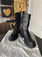 Sehr EDEL Exklusiv & sportlich Bogner Leder Stiefel Schwarz 38,5 Bayern - Fürth Vorschau