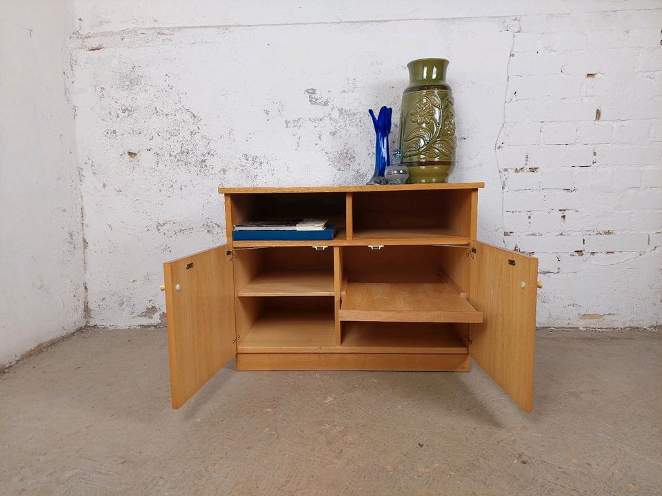 Vintage Kommode Sideboard Holzschrank 60er 70er DDR Retro in Leipzig