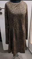 Leichtes Kleid mit Blumen Print senfgelb boho gold tailliert L 40 Thüringen - Hermsdorf Vorschau