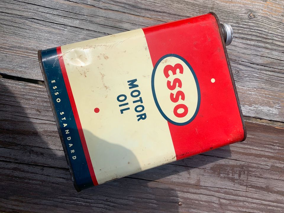 Esso Motor Oil Öldose 50er Deko Vespa Acma Scooter Oldtimer in Korschenbroich