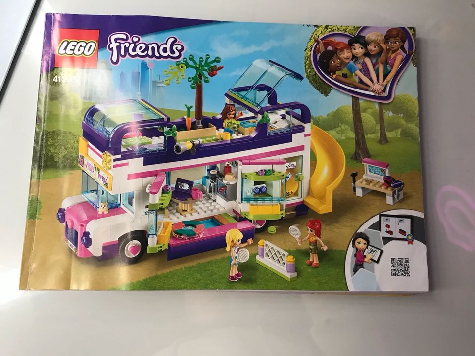 Lego Friends Paket Konvolut ( Freundschaftsbus / Vergnügungspark) in Munkbrarup