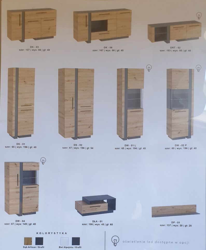 ⭐️ NEU - Hochwertige Wohnzimmereinrichtung Vitrine TV Schrank Kommode Sideboard Tisch Couchtisch in Pampow