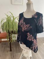 Bluse Vila S blau rose federn Bremen - Gröpelingen Vorschau