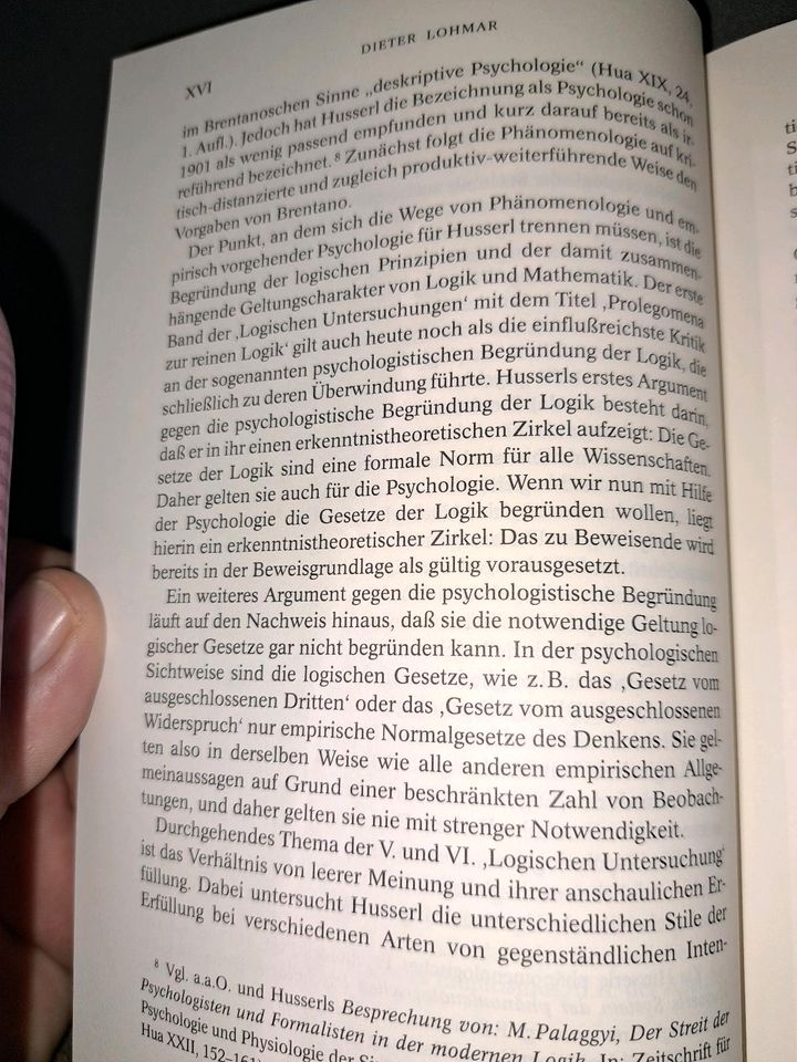 Edmund Husserl Phänomenologische Psychologie Philosophie in Berlin