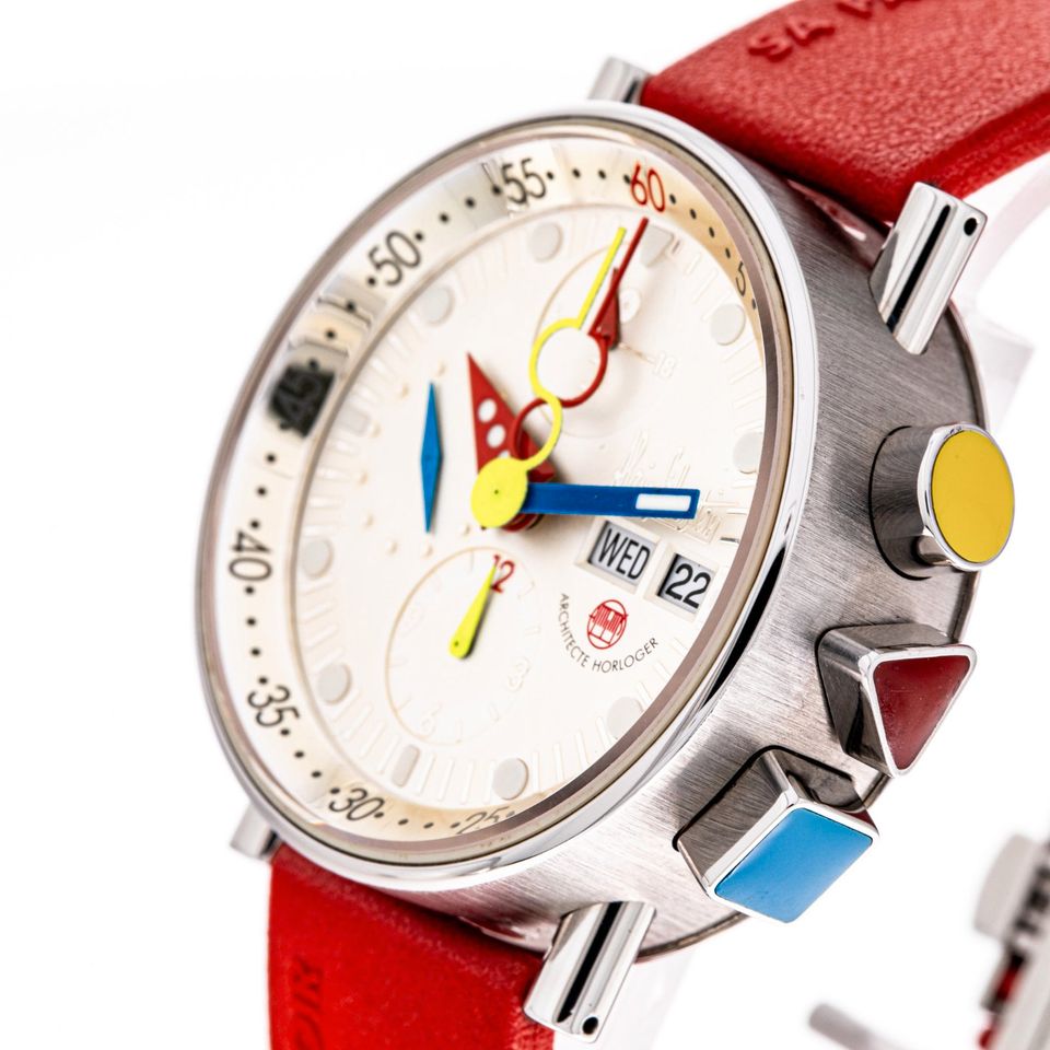 Alain Silberstein Krono Bauhaus Stahl Limited Edition 500 Full S. in Hannover