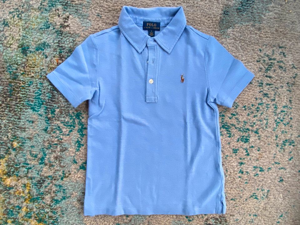 Polo Ralph Lauren: tolles Polo Shirt hellblau Gr. 110/116 - NEU in Herzogenaurach