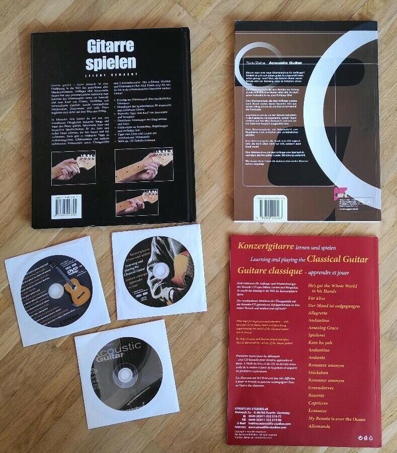 Gitarre spielen Lernbücher und CD´s in Dotternhausen