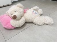 Morgenroth Teddy Baby Bär Plüsch Herz Kissen ca. 60 cm Plüschtier Bayern - Schöllnach Vorschau
