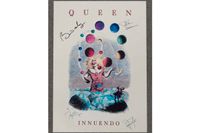 PLAKAT QUEEN - INNUENDO POSTER MIT AUTOGRAMM freddie mercury Berlin - Marzahn Vorschau