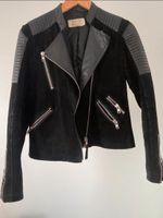 Biker Lederjacke S Veloursleder gesteppt Mango Bikerjacke Bayern - Berching Vorschau