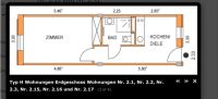 Untermiete zentrale 1-Zimmer-Wohnung Mecklenburg-Vorpommern - Greifswald Vorschau