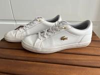 Schuhe Lacoste Leder weiß 39 Dresden - Tolkewitz Vorschau