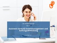 Assistent (w/m/d) Datenmanagement und Auftragsabwicklung | Berlin Berlin - Pankow Vorschau