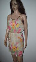 NEU CHIFFONKLEID MINI KLEID LONG TOP beige XS S 34 36 Dresden - Neustadt Vorschau