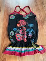 Desigual Sommertop Gr. XS Schwarz-rot-bunt mit Trägern Sachsen - Burkhardtsdorf Vorschau