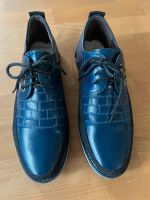 Elegante Breeze Herrenschuhe blau Leder wie neu Gr. 45 Bayern - Bischberg Vorschau