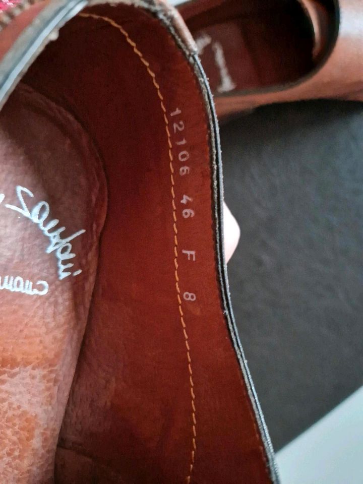 Santoni Doppelmonk Monk Gr.8 Herrenschuh 42,5 Luxus in Bad Homburg