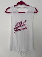 Top Pole Dancer weiß/pink Glitter Baden-Württemberg - Mannheim Vorschau
