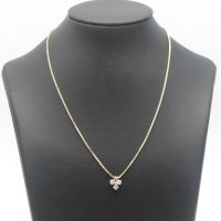 Diamant Anhänger Venezianer Kette 585 Gold 14 Karat 0,45 CT Nordrhein-Westfalen - Gelsenkirchen Vorschau