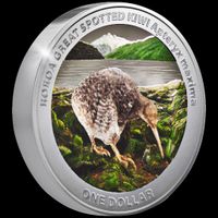 Silbermünze Kiwi 2024 1 oz Neuseeland 1 NZD 999 Silber Farbe Niedersachsen - Fürstenau Vorschau