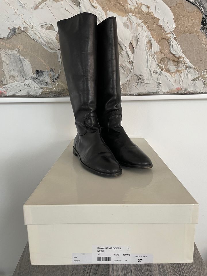 Leder Stiefel schwarz flach von Prego in Gr. 37 in Nordrhein-Westfalen -  Erwitte | eBay Kleinanzeigen ist jetzt Kleinanzeigen