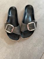 Birkenstock Madrid Big Buckle schwarz Leder 41 schmal Baden-Württemberg - Lauda-Königshofen Vorschau