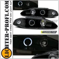 LED Angel Eyes Scheinwerfer schwarz für Mitsubishi Eclipse 95-96 Hessen - Calden Vorschau
