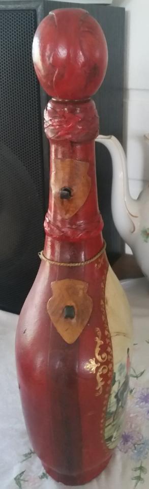 Flasche Jagdmotiv Beagle Pferd + Flasche Franz Joseph Jubelbier in Bad Oldesloe