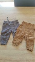 2x dünne Cordhose Gr 62 braun grau Softbund H&M Rheinland-Pfalz - Gemmerich Vorschau