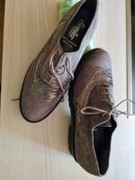 Semler Sneakers Gr.6, braun+Glitzer, sportlich-elegant NP 129,- Bayern - Nittendorf  Vorschau