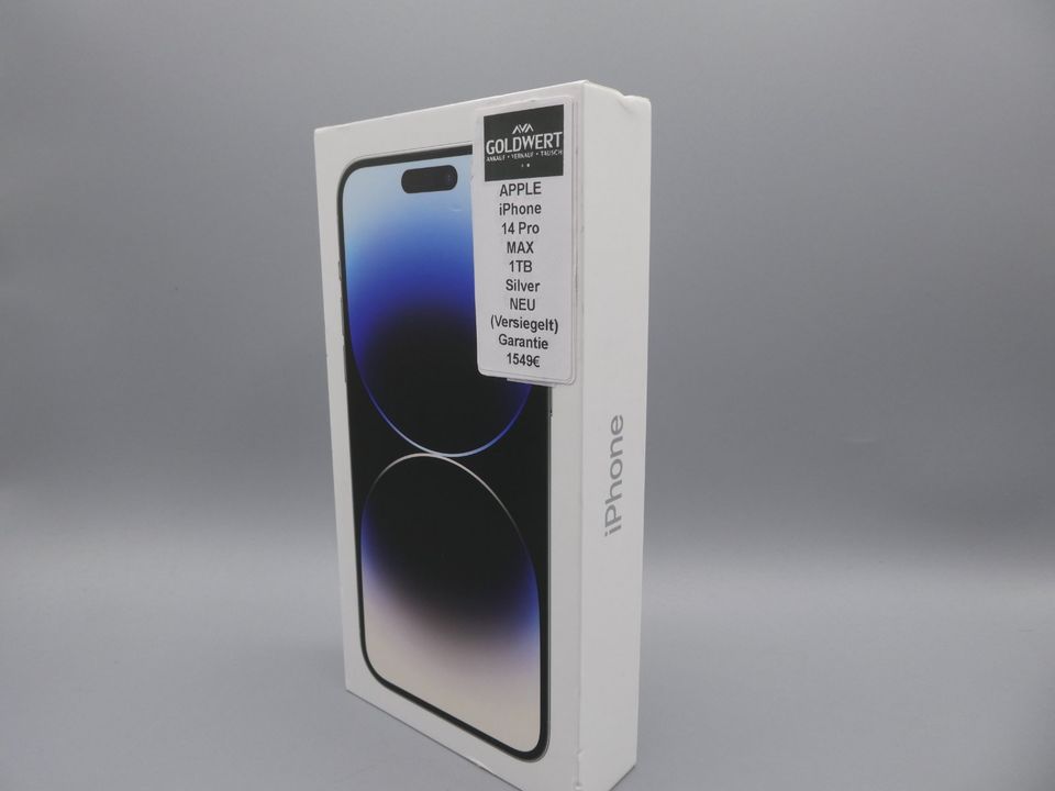 ⚡️⚡️ APPLE iPhone 14 Pro MAX 1TB Silber NEU ⚡️ANGEBOT 1549€⚡️ in Berlin