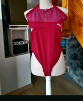 Puma Badeanzug,Body,Gr. XS/S, pink/rot Wuppertal - Oberbarmen Vorschau