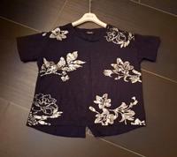 NEU # Shirt schwarz mit silbernen Glitzerblumen # Gr 44 Hessen - Weilmünster Vorschau