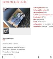 Remonte slipper Neu , unterschiedliche Größen Bayern - Oberstaufen Vorschau