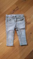 Jeanshose Mädchen Gr. 74/80 grau Bayern - Bad Staffelstein Vorschau