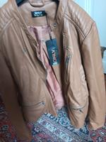 Damen Leder Jacke 'Farbe Cognac von Only Gr. 40 ungetragen Nordrhein-Westfalen - Eitorf Vorschau