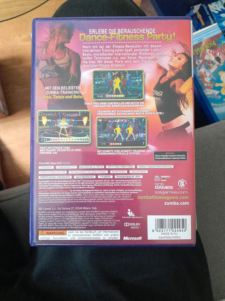 Xbox360 Spiel zumba fitness in Bornheim