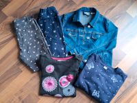 Mädchen Jeansjacke Hosen T-Shirt Sweatshirt Gr 116/122 Set Baden-Württemberg - Aalen Vorschau