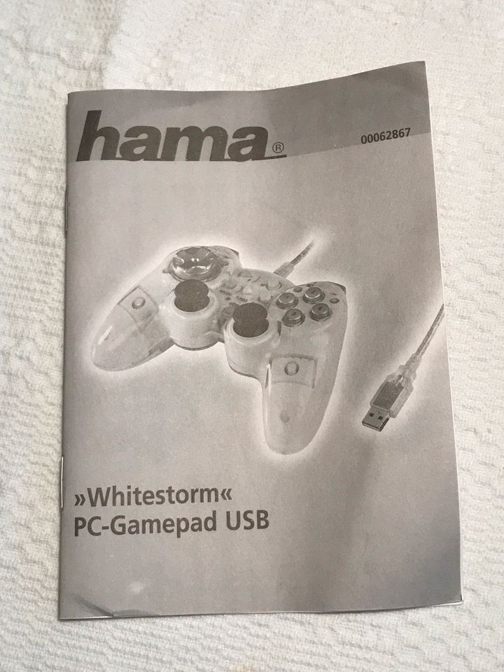 Design Gamepad für PC/Laptop Whitestorm von Hama in Lauterbach (Hessen)