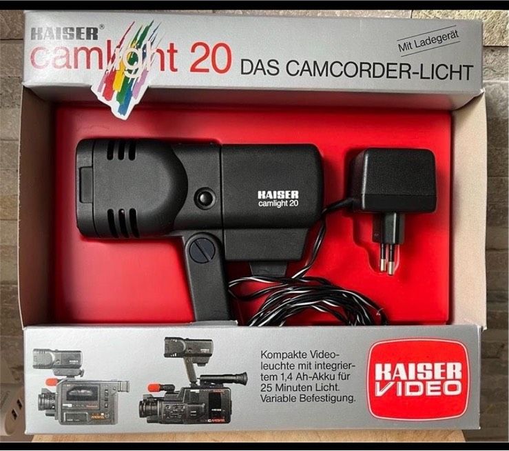 Kaiser Camlight 20 das Camcorder-Licht original Karton in Großefehn